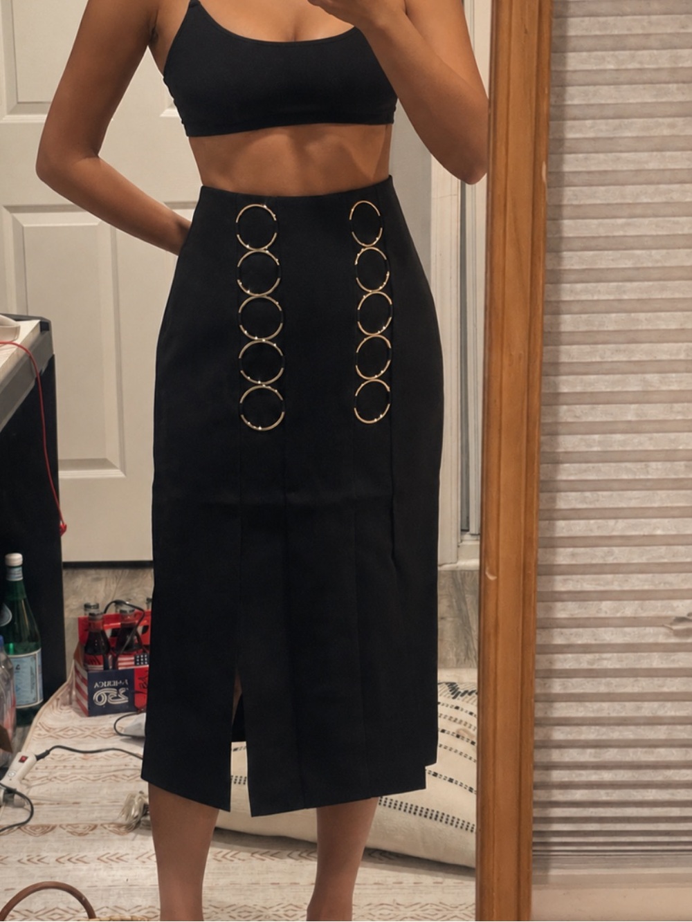 Acler Women's Black Skirt - Picture 2 of 5
